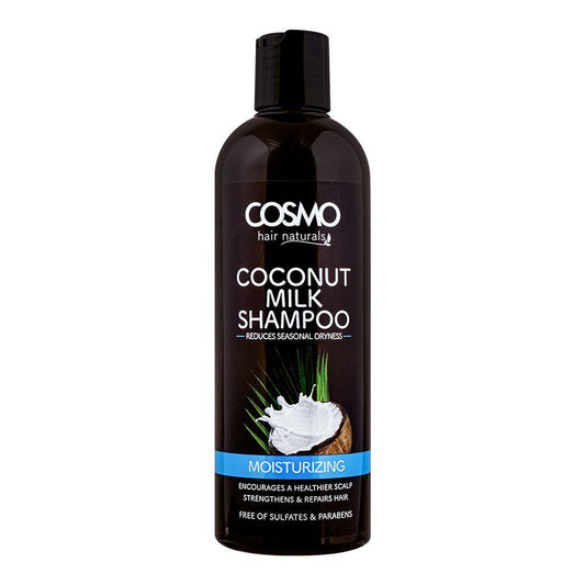 Cosmo Hair Naturals Moisturizing Coconut Milk Shampoo, 480ml