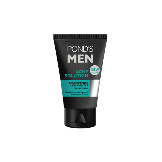 Pond's Men Acne Solution Acne Defense + Oil Fighter Facial Foam 100G