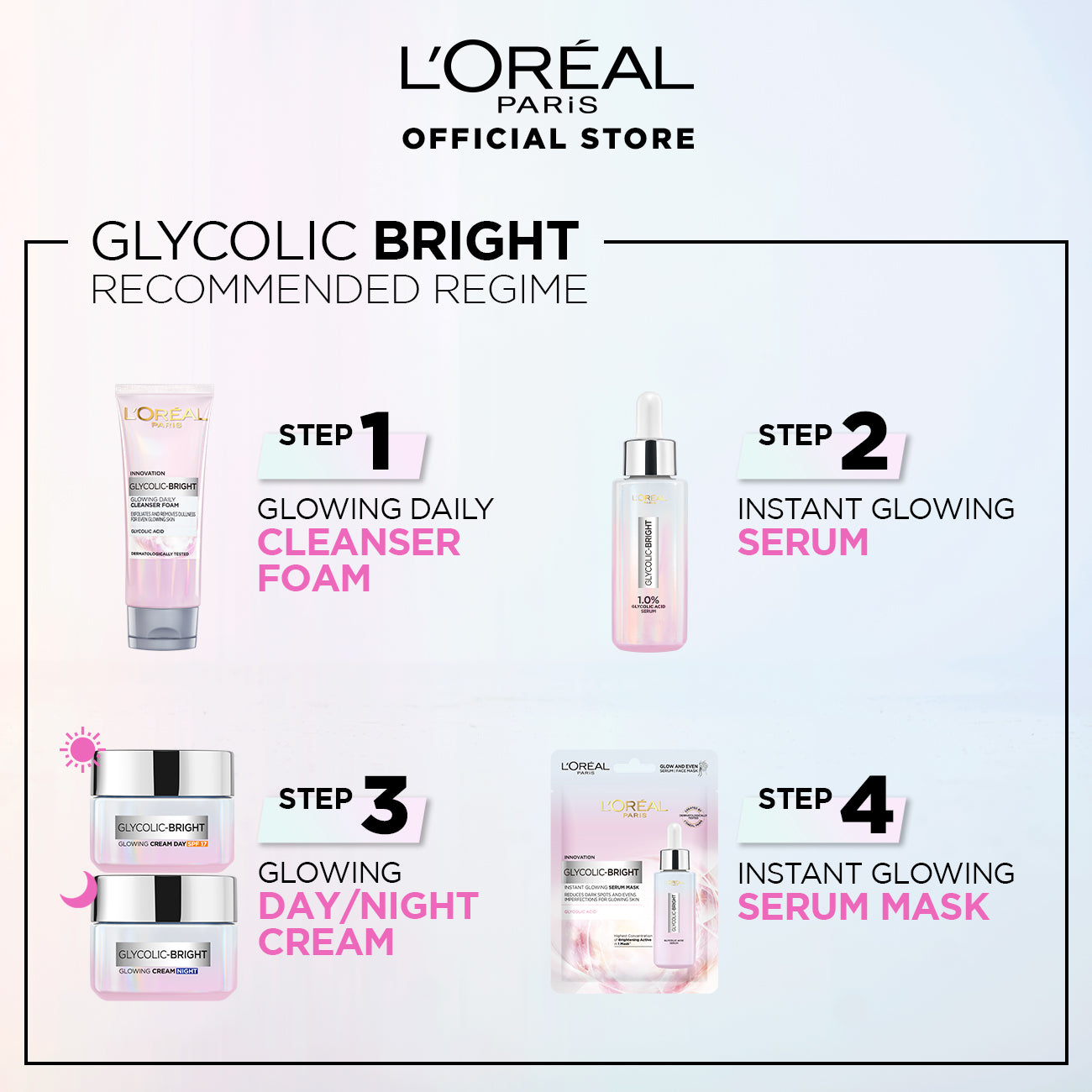 L'Oréal Paris Innovation Glycolic-Bright Instant Glowing Serum, 30ml