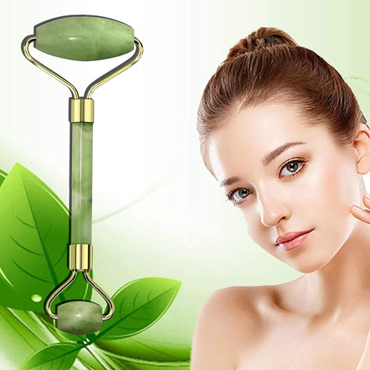 Facial Massage Jade Roller Double Heads Jade Stone