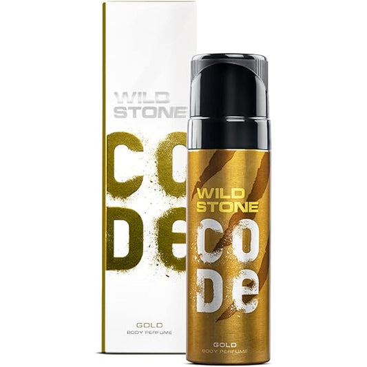 Wild Stone Code Gold Perfume Body Spray For Men - 120 ml