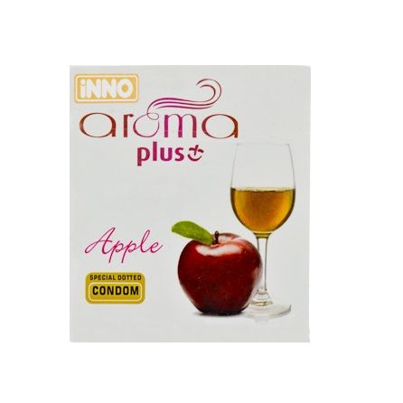 Aroma Plus Apple Special dotted Condoms