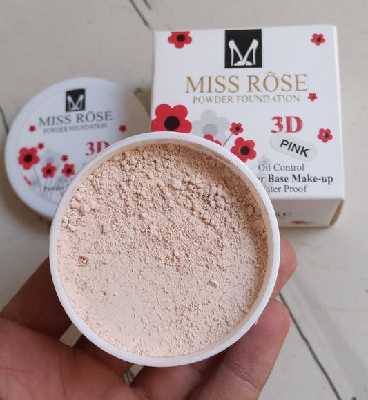 Miss Rose Foundation Loose Powder 3D