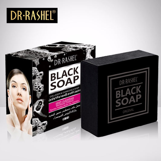 Dr.Rashel Deep Cleansing Charcoal Face Black Soap