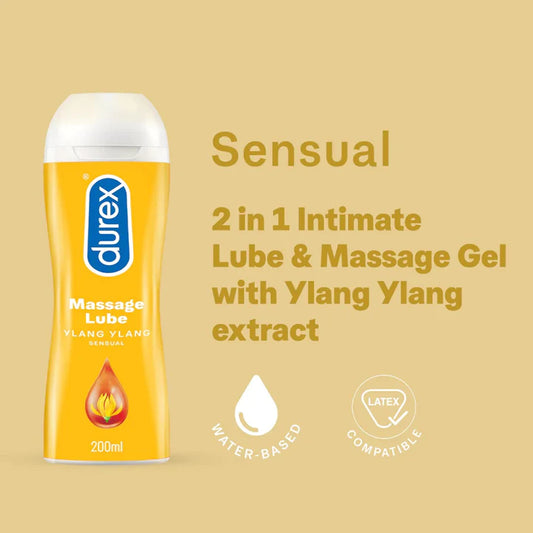 Durex Massage Ylang Ylang Sensual Gel 200ml Lube