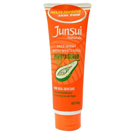 Junsui Naturals Face Wash With Papaya Scrub 100G