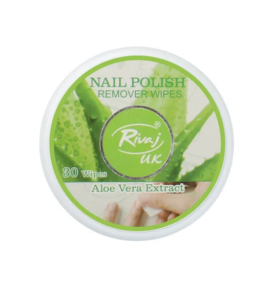 Rivaj Nail Polish Remover Wipes (Aloe Vera Extract)