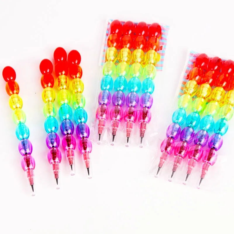 4Pcs/set Cute Candied Haws Non-sharpening Pencils Student Writing Pens School Office Supplies Pencil for Kids Stationery Gift