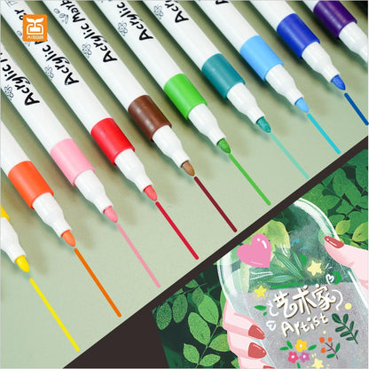 Children's DIY Graffiti Painting Set Acrylic Mark Pen Colors Paint Art Supplies Marker Professional Markers for Drawing Color