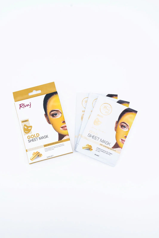 RIVAJ UK Gold Sheet Mask
