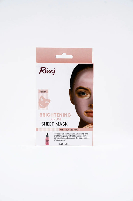 RIVAJ UK Brightening Serum Sheet Mask