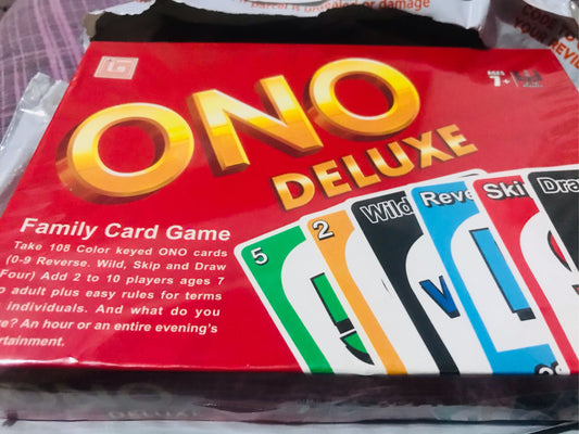 ONO Cards _ UNO Deluxe Family Card Game