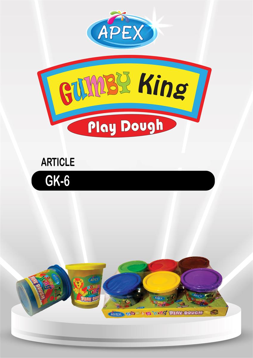 Apex GK-06 Gumby King Play Dough 06 Colours