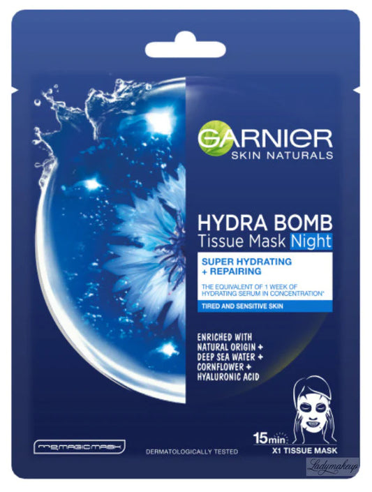 GARNIER Hydra Bomb Tissue sheet Mask Night - Super Hydrating