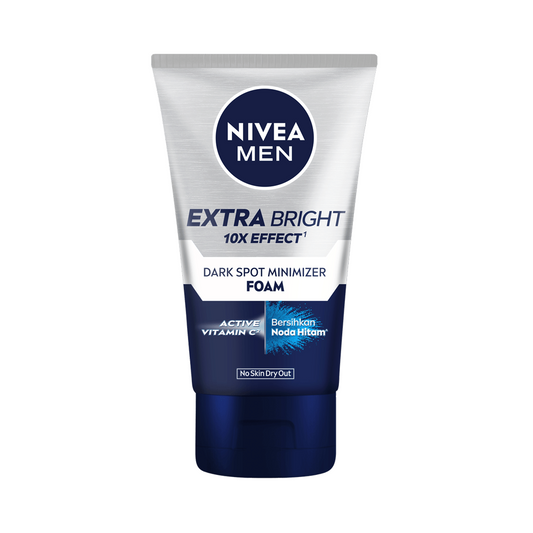 Nivea Men Extra Bright 10x Effect Dark Spot Minimizer Foam 100g